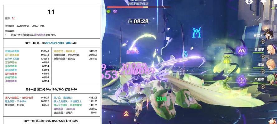 攻略原神半永恒统辖矩阵挑战，轻松通关！（游戏攻略）